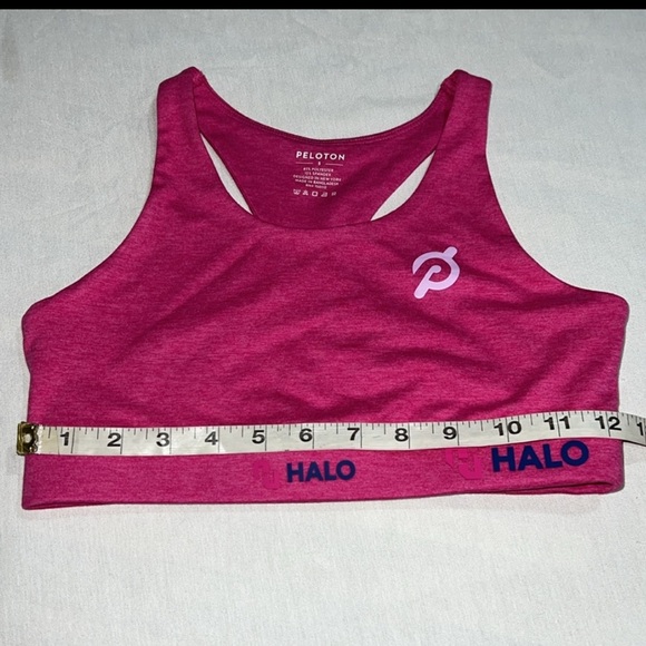 Peloton Heathered Strappy Sports Bra, S - Picture 7 of 11